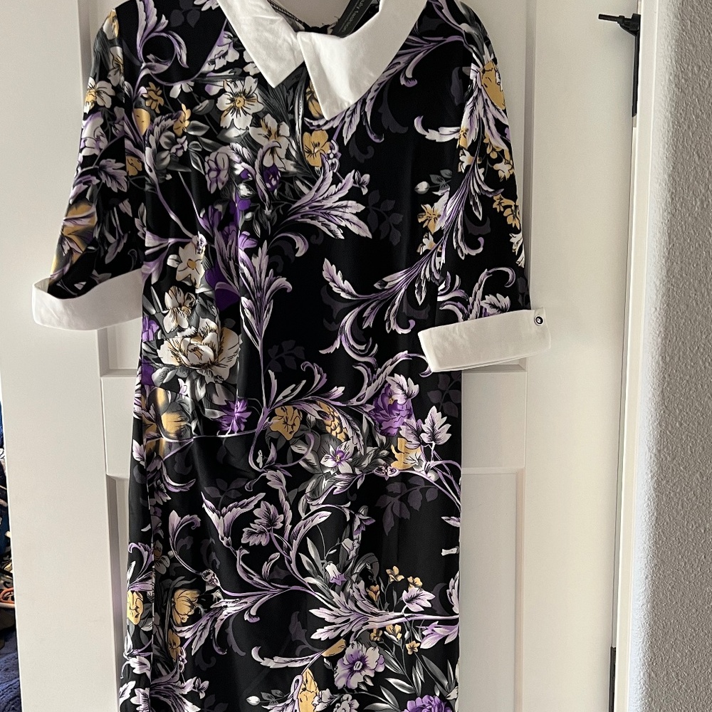 FLORAL OFFICE DRESS
